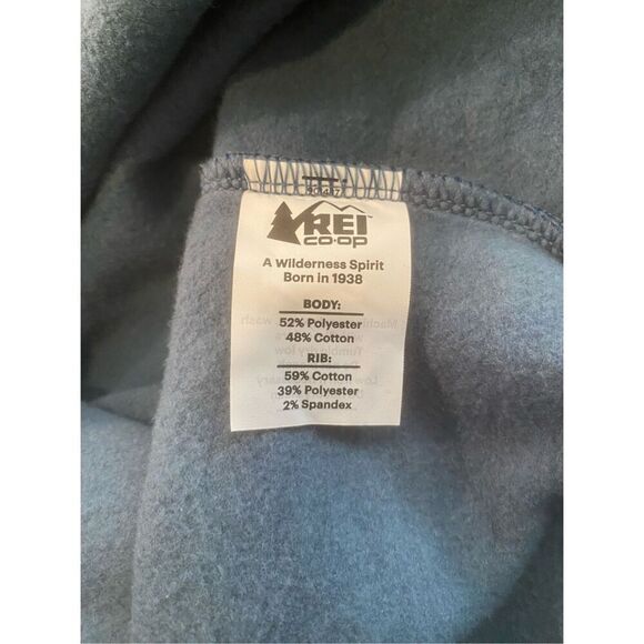 REI Men's Blue The Co-Op Settle USA Full Zip Long Sleeve Hoodie Size XXL - Picture 8 of 8